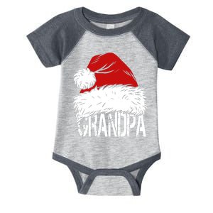 Christmas Santa Hat Grandpa Infant Baby Jersey Bodysuit