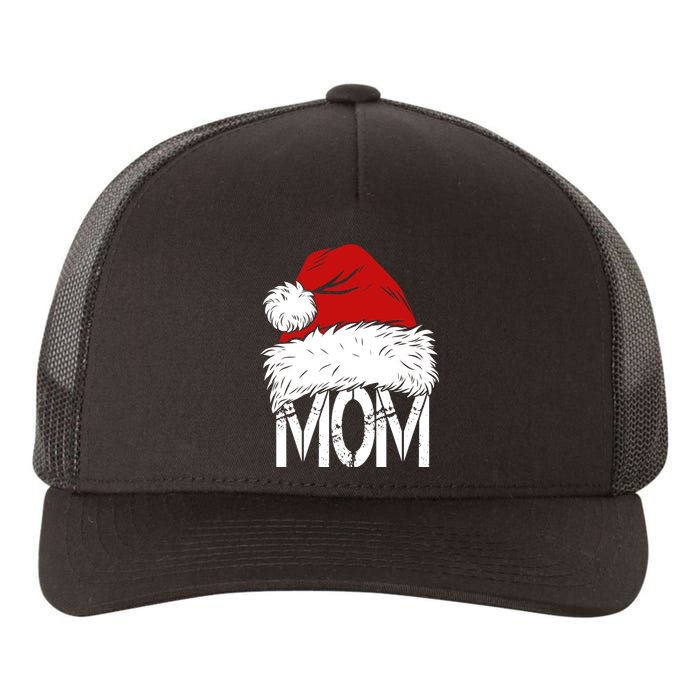 Christmas Santa Hat Mom Yupoong Adult 5-Panel Trucker Hat