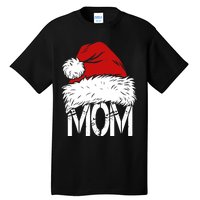 Christmas Santa Hat Mom Tall T-Shirt