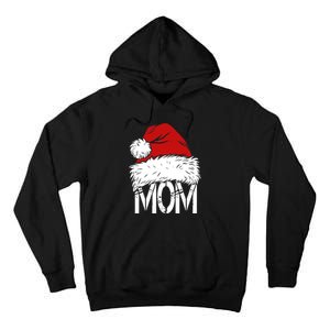 Christmas Santa Hat Mom Tall Hoodie