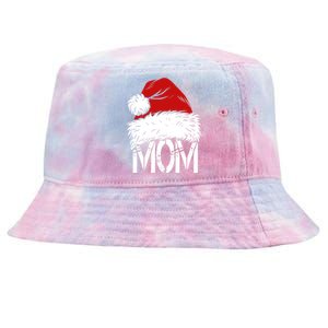 Christmas Santa Hat Mom Tie-Dyed Bucket Hat