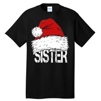 Christmas Santa Hat Sister Tall T-Shirt