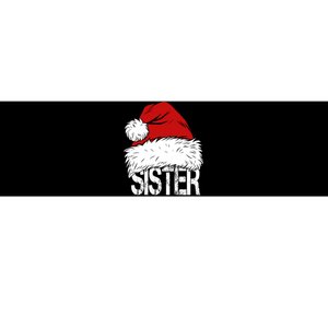 Christmas Santa Hat Sister Bumper Sticker