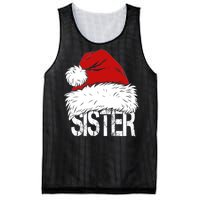 Christmas Santa Hat Sister Mesh Reversible Basketball Jersey Tank