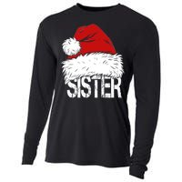 Christmas Santa Hat Sister Cooling Performance Long Sleeve Crew