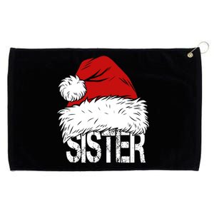 Christmas Santa Hat Sister Grommeted Golf Towel