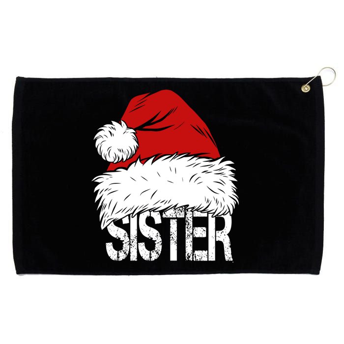 Christmas Santa Hat Sister Grommeted Golf Towel