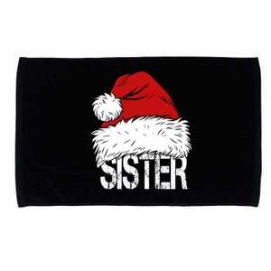 Christmas Santa Hat Sister Microfiber Hand Towel