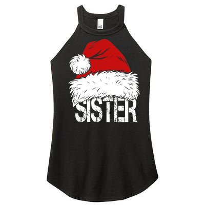 Christmas Santa Hat Sister Women’s Perfect Tri Rocker Tank