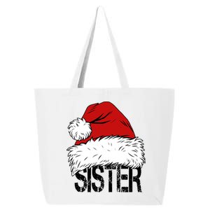 Christmas Santa Hat Sister 25L Jumbo Tote