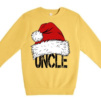 Christmas Santa Hat Uncle Premium Crewneck Sweatshirt