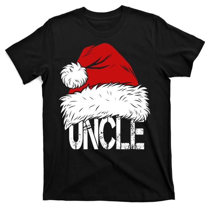 Christmas Santa Hat Uncle T-Shirt