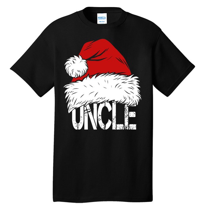 Christmas Santa Hat Uncle Tall T-Shirt