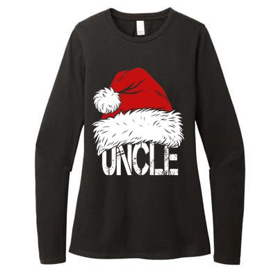 Christmas Santa Hat Uncle Womens CVC Long Sleeve Shirt