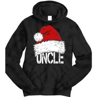 Christmas Santa Hat Uncle Tie Dye Hoodie