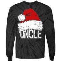 Christmas Santa Hat Uncle Tie-Dye Long Sleeve Shirt