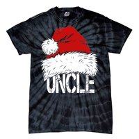 Christmas Santa Hat Uncle Tie-Dye T-Shirt