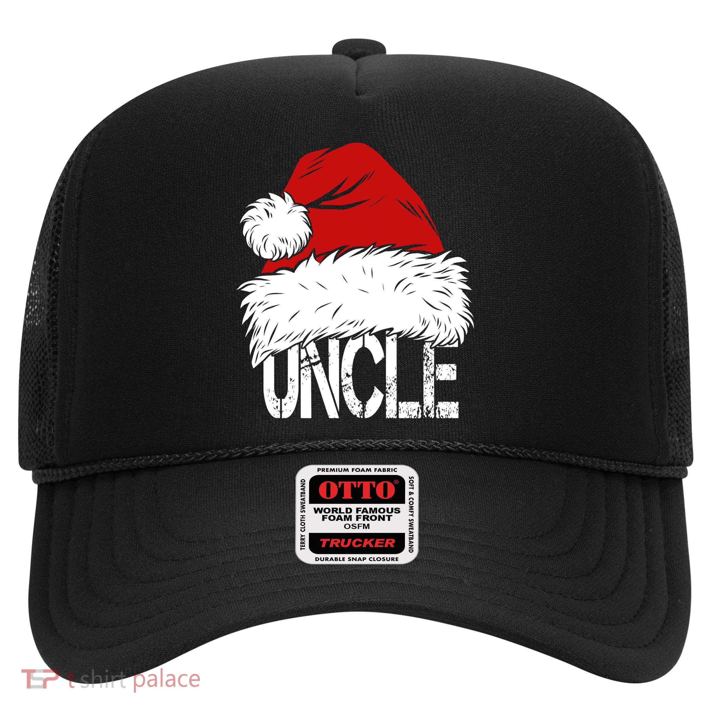 Christmas Santa Hat Uncle Trucker Hat