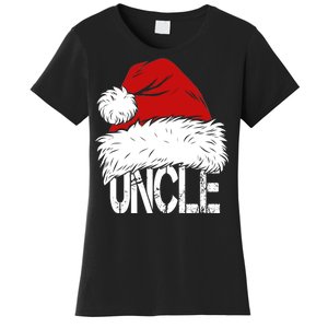 Christmas Santa Hat Uncle Women's T-Shirt