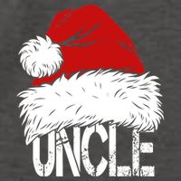 Christmas Santa Hat Uncle Vector Backpack