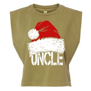 Christmas Santa Hat Uncle Garment-Dyed Women's Muscle Tee