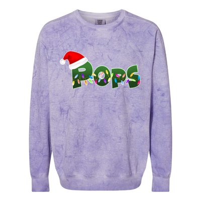 Christmas Santa Pops  Colorblast Crewneck Sweatshirt