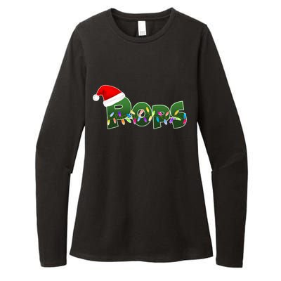 Christmas Santa Pops  Womens CVC Long Sleeve Shirt