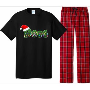 Christmas Santa Pops  Pajama Set