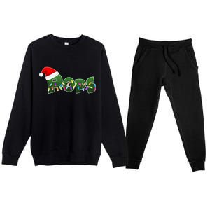 Christmas Santa Pops  Premium Crewneck Sweatsuit Set