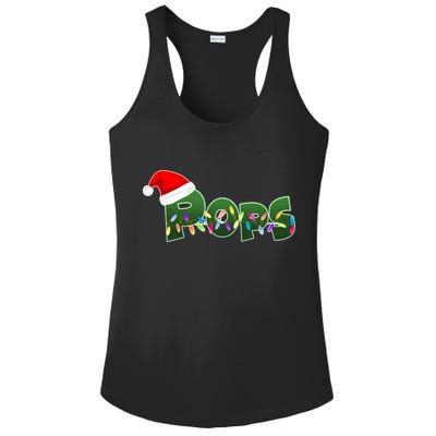 Christmas Santa Pops  Ladies PosiCharge Competitor Racerback Tank