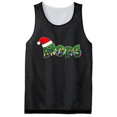 Christmas Santa Pops  Mesh Reversible Basketball Jersey Tank