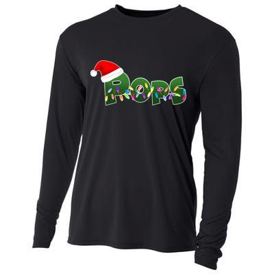 Christmas Santa Pops  Cooling Performance Long Sleeve Crew