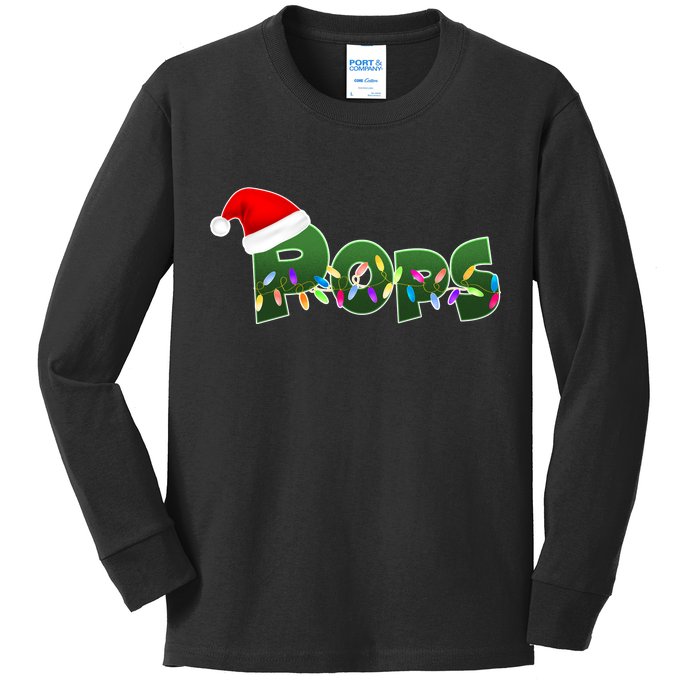 Christmas Santa Pops  Kids Long Sleeve Shirt