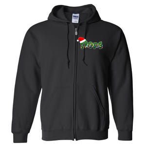 Christmas Santa Pops  Full Zip Hoodie