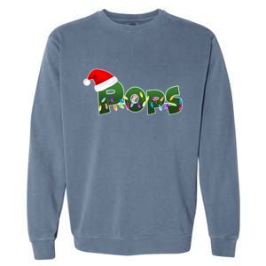 Christmas Santa Pops  Garment-Dyed Sweatshirt