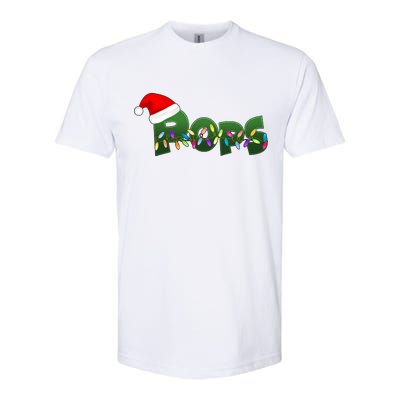 Christmas Santa Pops  Softstyle® CVC T-Shirt