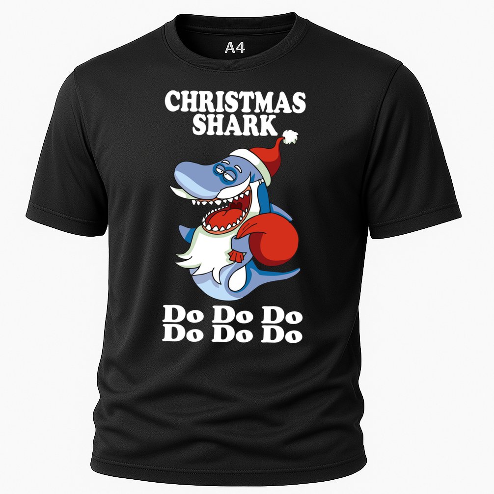 Christmas Santa Shark Do Do Do Performance Shirt