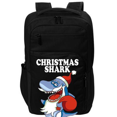 Christmas Santa Shark Do Do Do Impact Tech Backpack