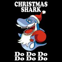 Christmas Santa Shark Do Do Do Wool Snapback Cap