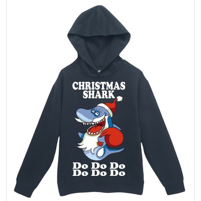 Christmas Santa Shark Do Do Do Urban Pullover Hoodie