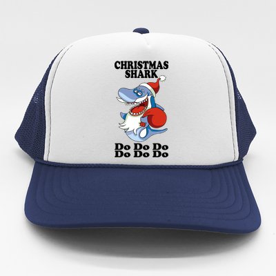 Christmas Santa Shark Do Do Do Trucker Hat