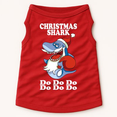 Christmas Santa Shark Do Do Do Doggie Tank