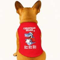 Christmas Santa Shark Do Do Do Doggie Tank