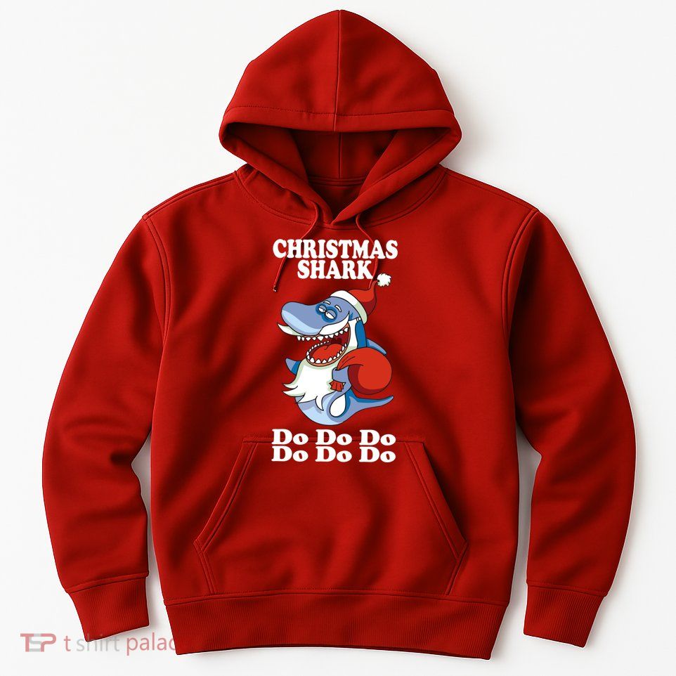 Christmas Santa Shark Do Do Do Hoodie