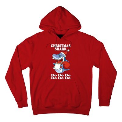 Christmas Santa Shark Do Do Do Hoodie