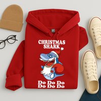 Christmas Santa Shark Do Do Do Hoodie