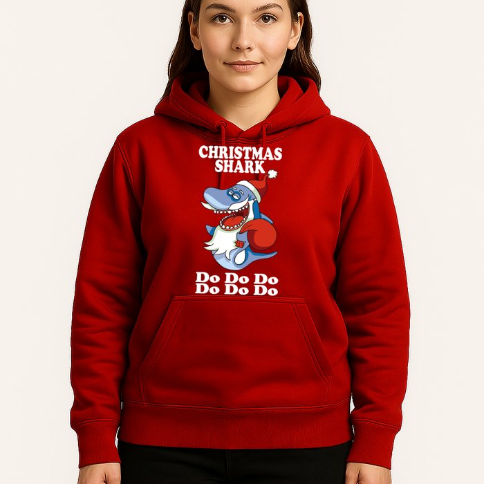Christmas Santa Shark Do Do Do Hoodie
