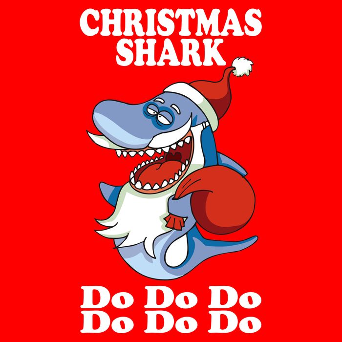 Christmas Santa Shark Do Do Do Apron