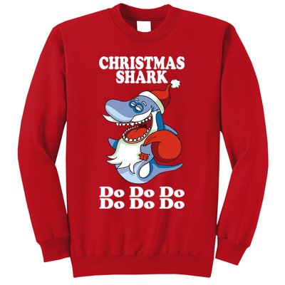 Christmas Santa Shark Do Do Do Sweatshirt