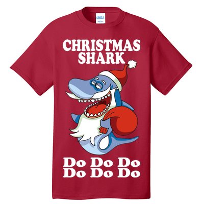 Christmas Santa Shark Do Do Do Tall T-Shirt